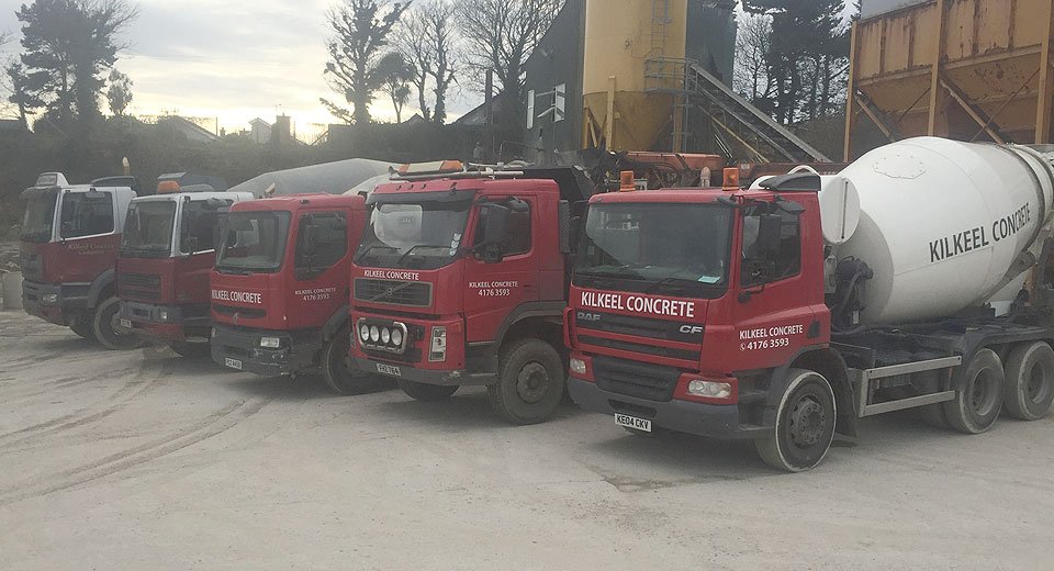 Kilkeel Concrete service vehicles